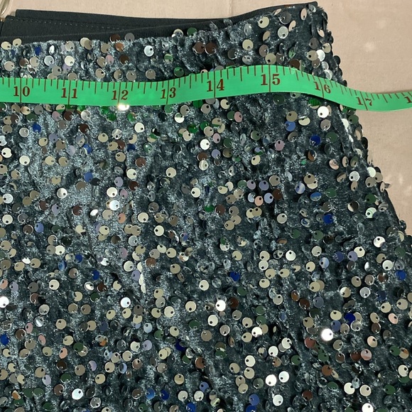 Mini sequin skirt Silver - Picture 3 of 3